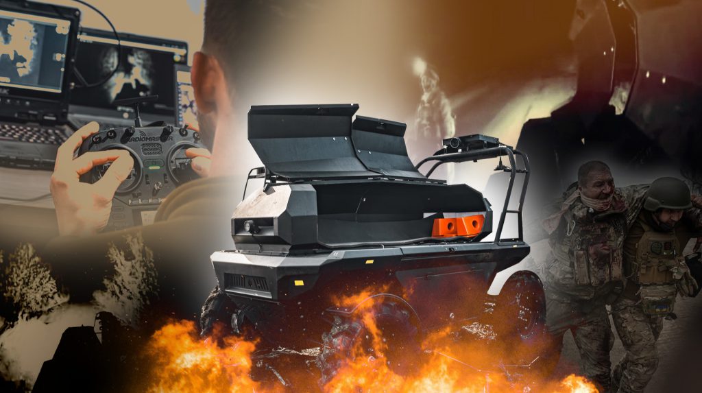 Robot Maul e 1° Battaglione Medico salvano due soldati ucraini feriti in zona di pericolo
