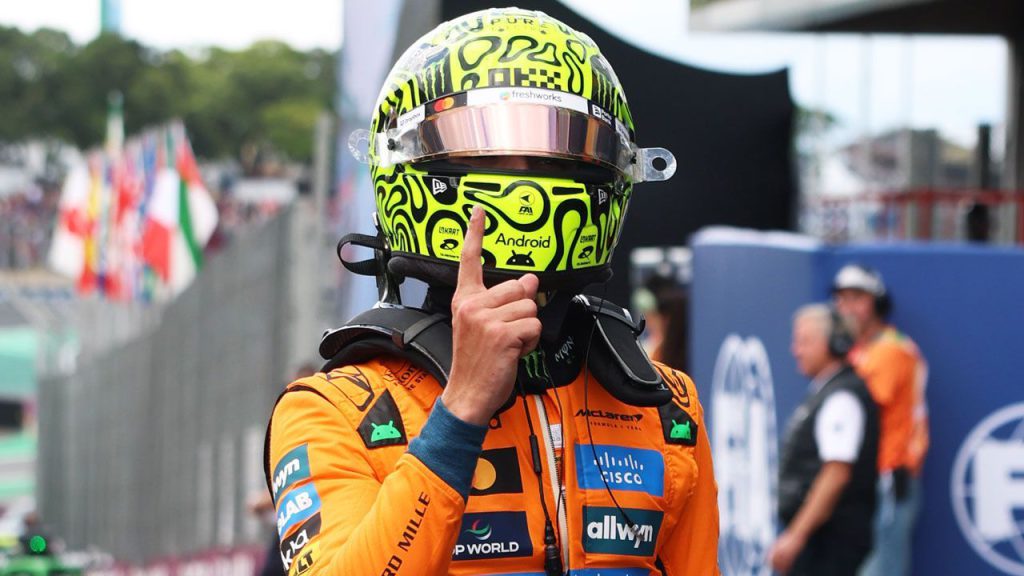 Lando Norris in pole position al Gran Premio del Brasile di Formula 1