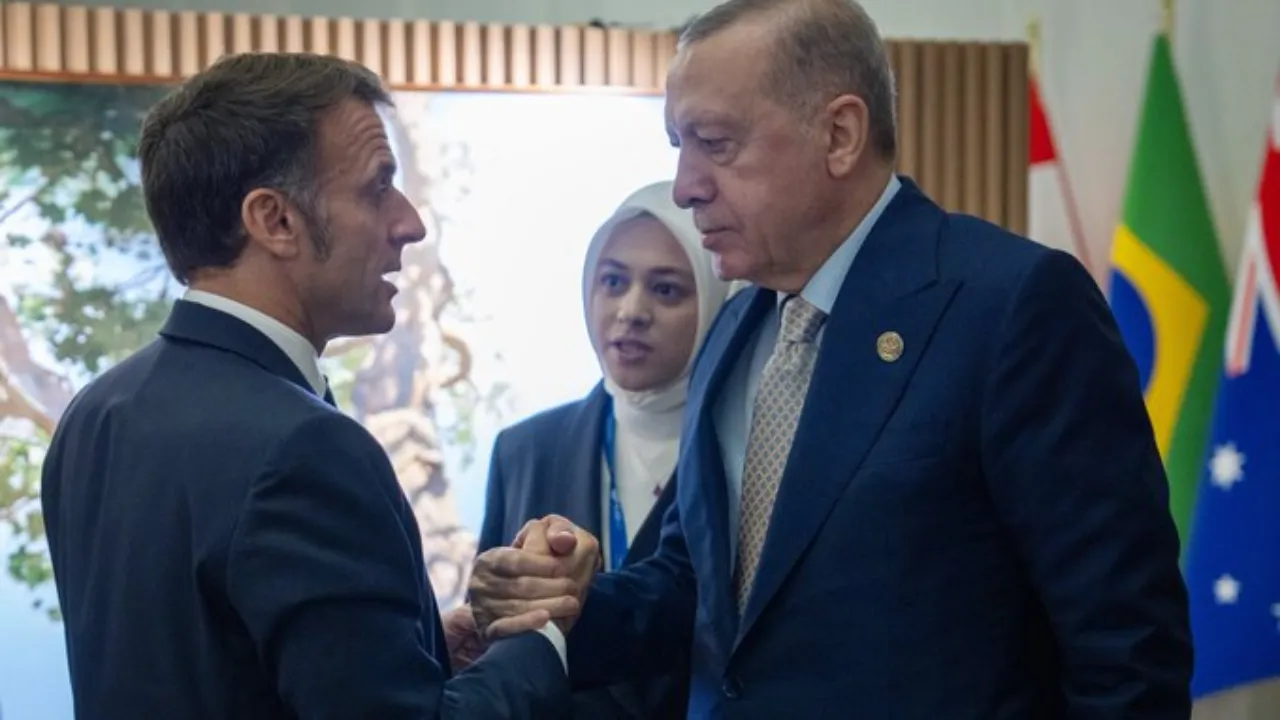 Erdoğan e Macron si incontrano al G20: Gaza e Ucraina al centro del dibattito