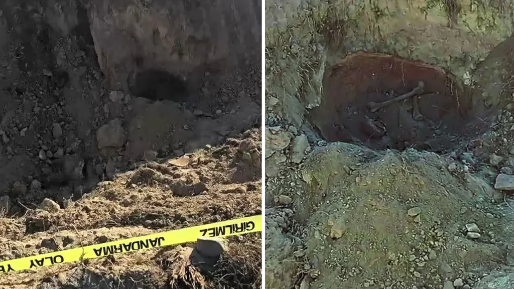 Frammento di osso umano datato 1500 anni prima di Cristo scoperto in Acıpayam, Denizli