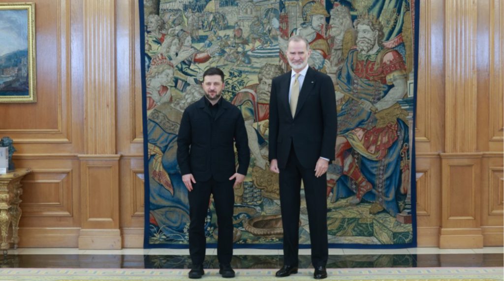 Zelenskyy incontra il re Felipe VI a Madrid: l&#039;Ucraina ringrazia la Spagna per il sostegno militare e l&#039;accoglienza degli ucraini