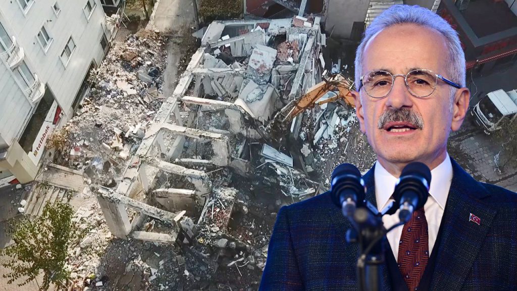 Crollo di edificio a Gebze: il Ministro dei Trasporti esclude la responsabilità della metropolitana, indagini in corso