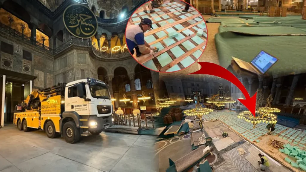 Autorità smentiscono voci su camion e danni alla Moschea di Santa Sofia