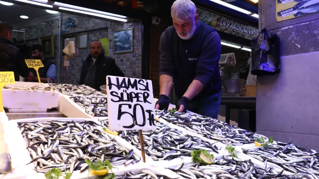 Prezzi dei prodotti ittici in caduta: l&#039;abbondanza di hamsi fa scendere i prezzi a livelli record