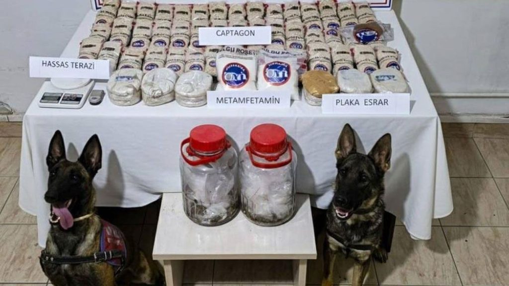 Operazione Antidroga di Successo a Hatay: Sequestrate Ingenti Quantità di Sostanze Stupefacenti