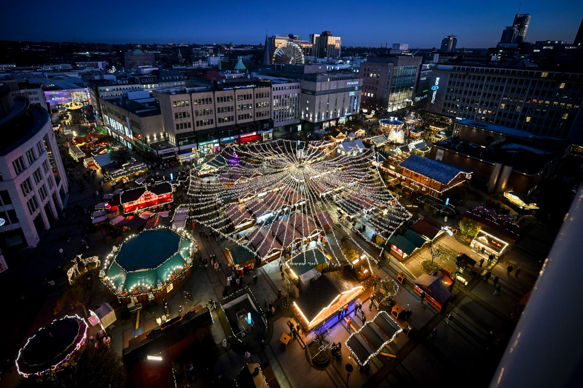 Mercato di Natale di Essen chiuso il 23 novembre per Totensonntag