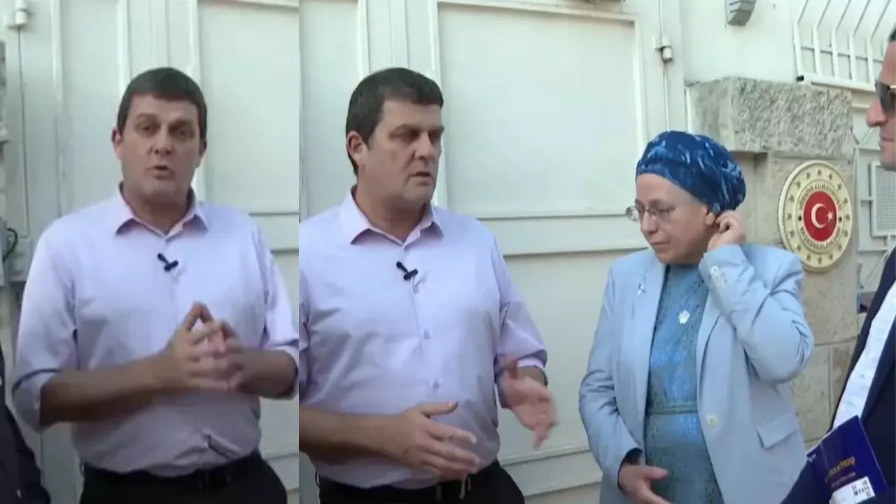 Tensioni tra Israele e Turchia: dichiarazione provocatoria di Orit Strock davanti al consolato turco a Gerusalemme Est