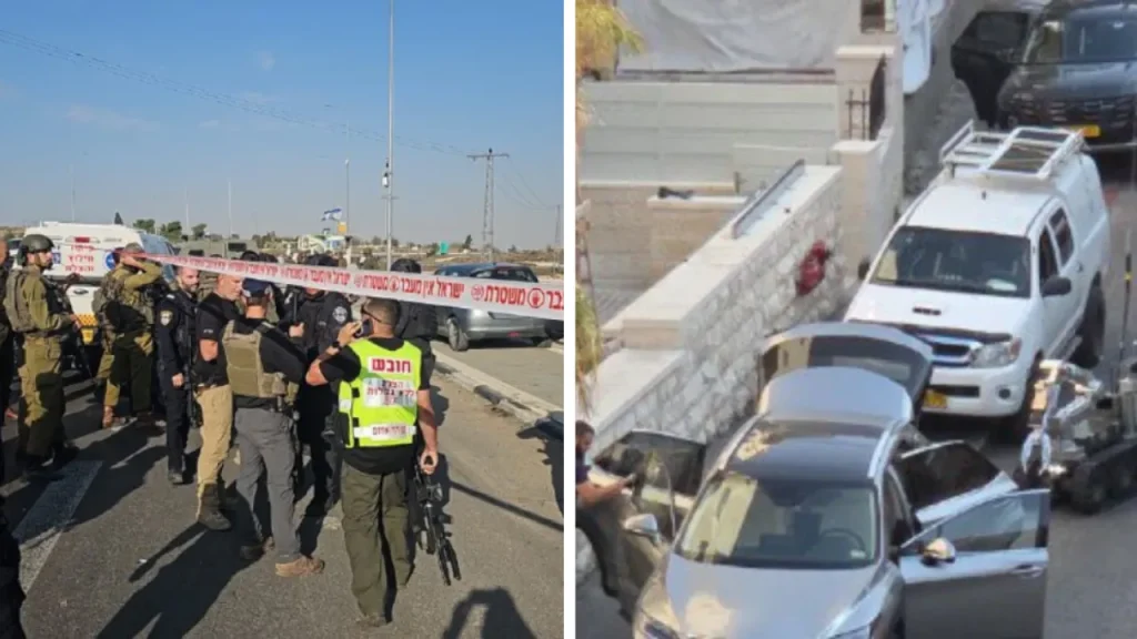 Incidente a Guş Etzion: veicolo colpito e attacco con coltello causano numerosi feriti