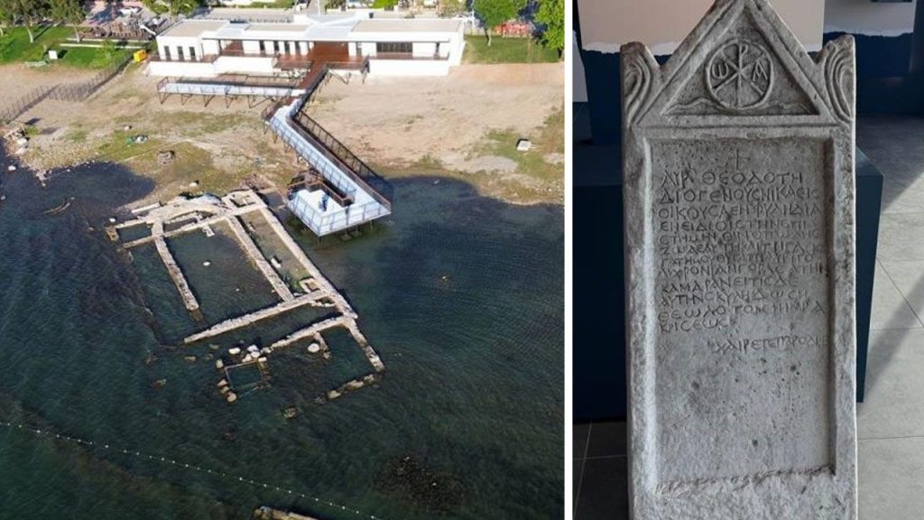 Scoperta archeologica a İznik: una maledizione antica di 2000 anni sulla pietra tombale di Aurelia Theodote Diogenes