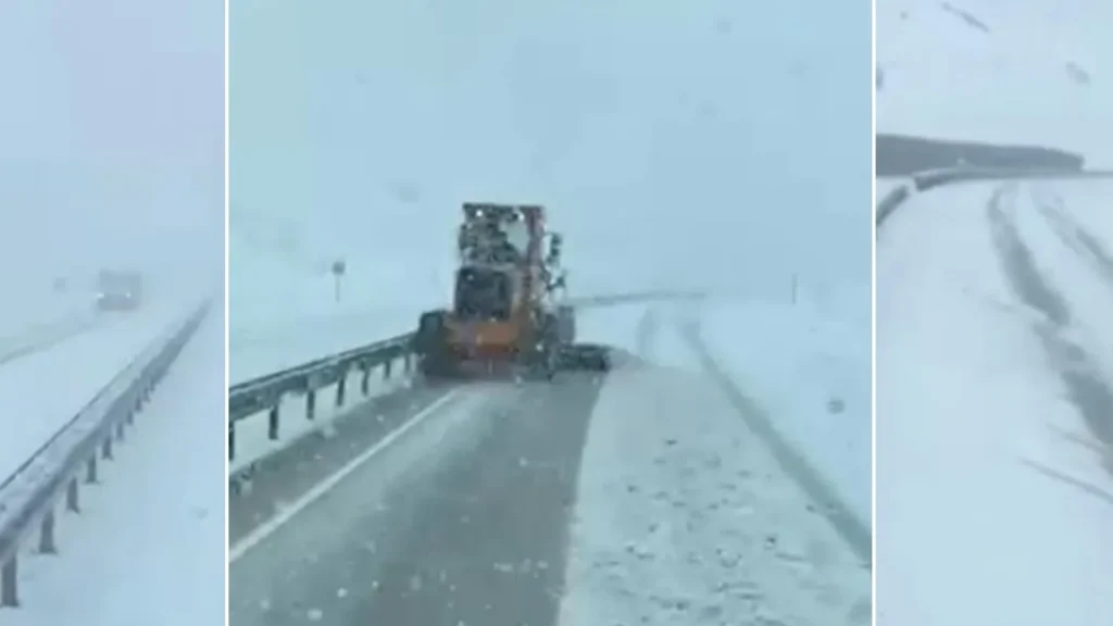 Yüksekova: squadre delle Strade Pubbliche lavorano 24 ore per aprire le strade dopo nevicata