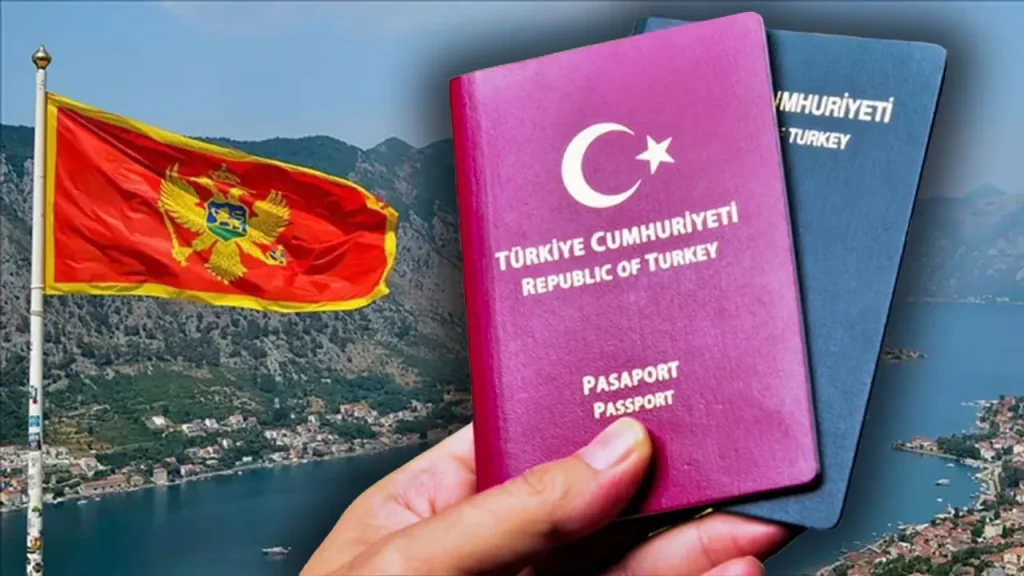 Montenegro annulla il requisito del visto per i cittadini turchi entro 15 giorni