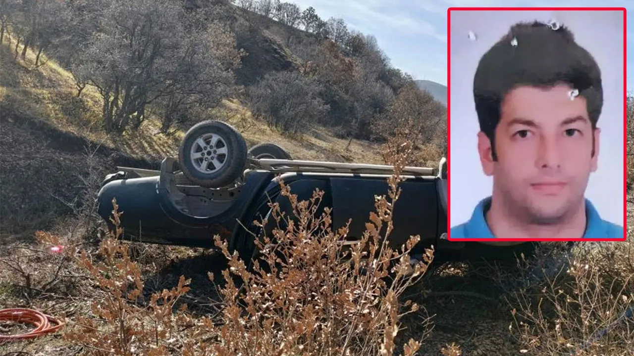 Trovato il corpo del docente Vedat Söylemez in un veicolo capovolto vicino al fiume di Yıldızeli.
