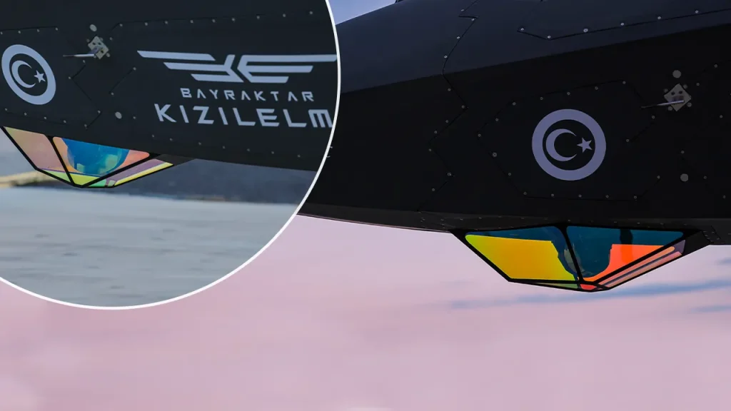 Bayraktar KIZILELMA integra il mirino elettrico TOYGUN: prima applicazione mondiale su aereo da combattimento senza pilota