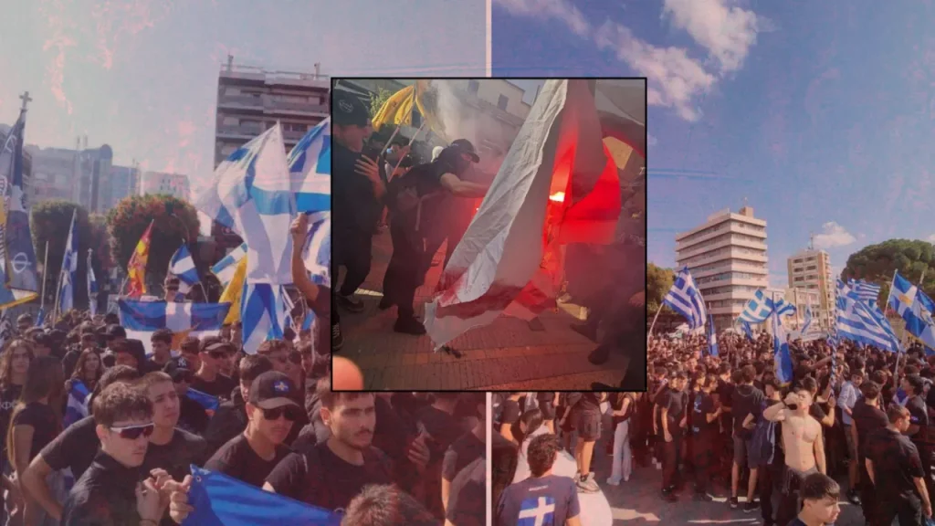 Presidente del Parlamento nord-turco: la situazione del bruciamento della bandiera al Portone di Sınır Kapısı è sotto controllo