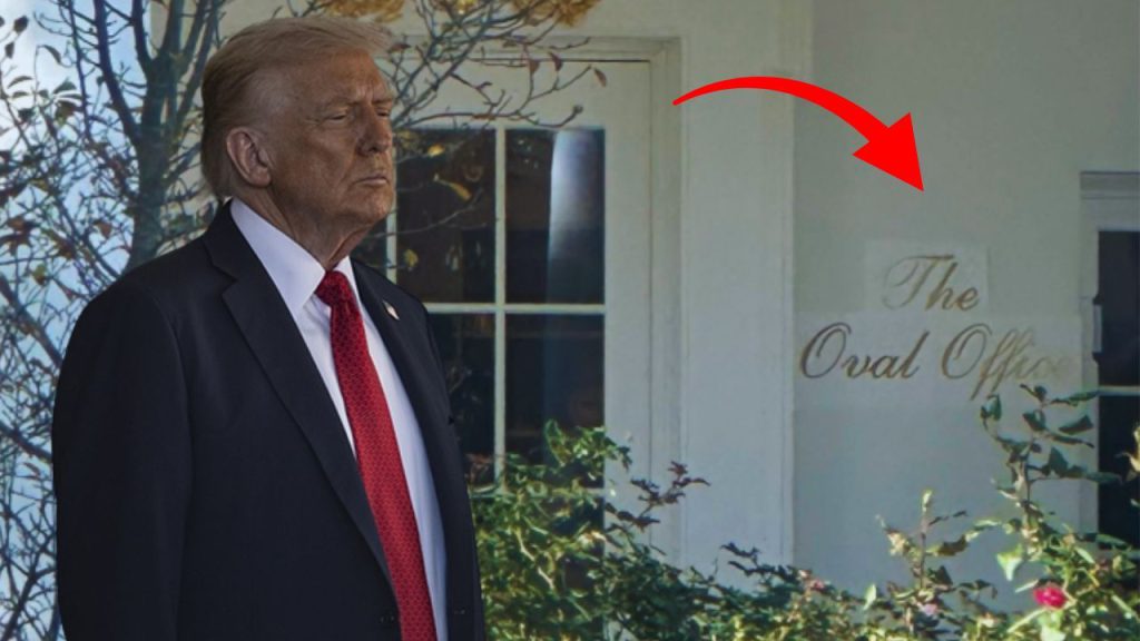 La Casa Bianca al Centro della Tempesta: il Cartello &quot;Oval Ofis&quot; e le sue Implicazioni Politiche