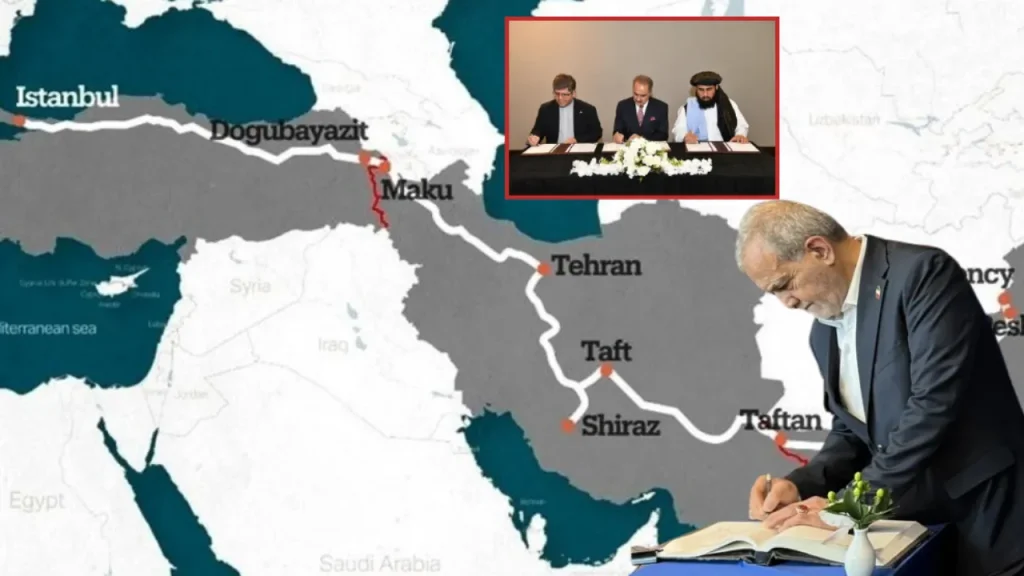 Presidente iraniano Pezeşkiyan firma accordo ferroviario con la Turchia