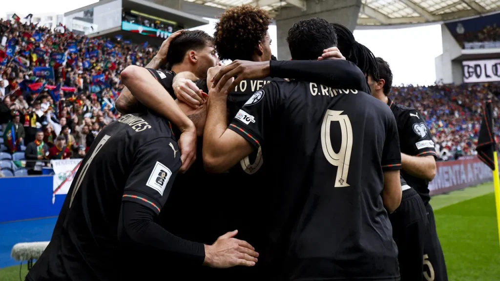 Portogallo vince 9‑1 contro Armenia senza Ronaldo, porta in testa al gruppo F delle qualificazioni FIFA 2026