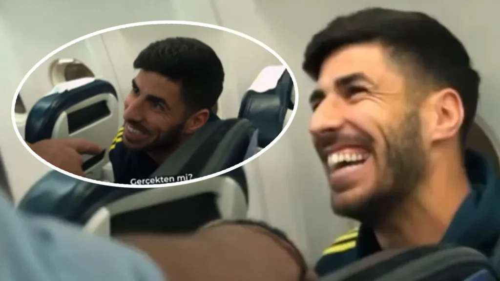 Presidente del Fenerbahçe e Marco Asensio si scambiano parole durante la partita di ritorno contro Rizespor