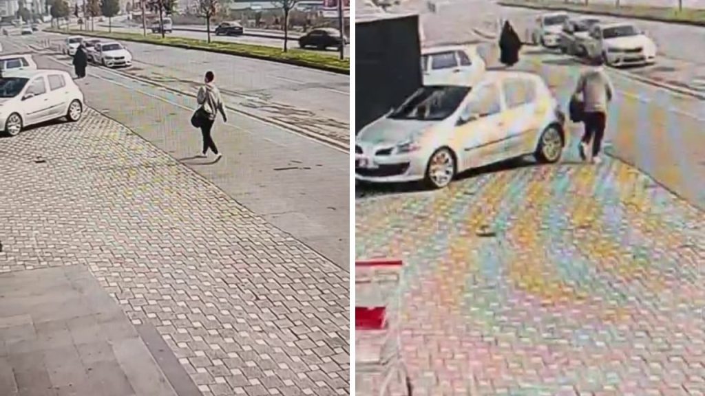 Uomo danneggia auto parcheggiata a Sakarya senza motivo apparente
