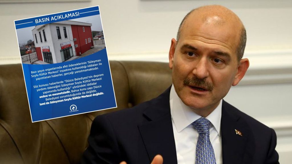 Reazione di Süleyman Soylu alle Accuse di Utilizzo Improppo dei Fondi per le Emergenze