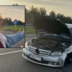 Incidente stradale a Tekirdağ Çorlu: auto in direzione opposta colpisce veicoli e finisce in canale d’acqua senza feriti