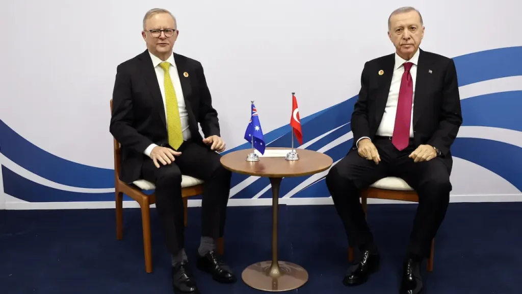 Erdogan lancia un ultimatum: l&#039;Australia si apre alla candidatura turca per il COP31