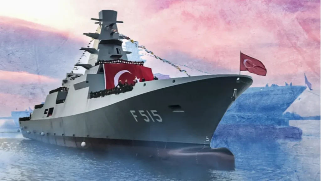 Turchia costruisce la prima nave militare per il Portogallo.