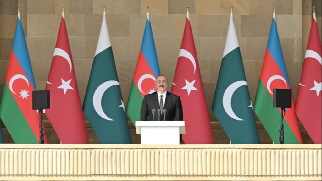 Il Presidente dell&#039;Azerbaigian ringrazia Turchia e Pakistan per il sostegno nella guerra del Karabakh