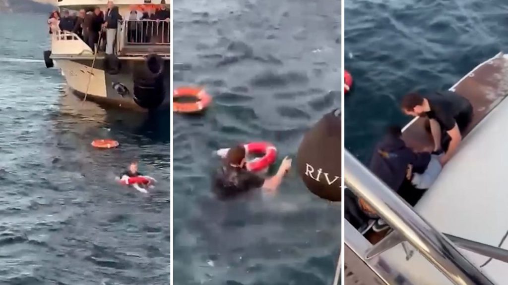 Donna cade in mare da un traghetto a Istanbul: la comunità si mobilita per il salvataggio