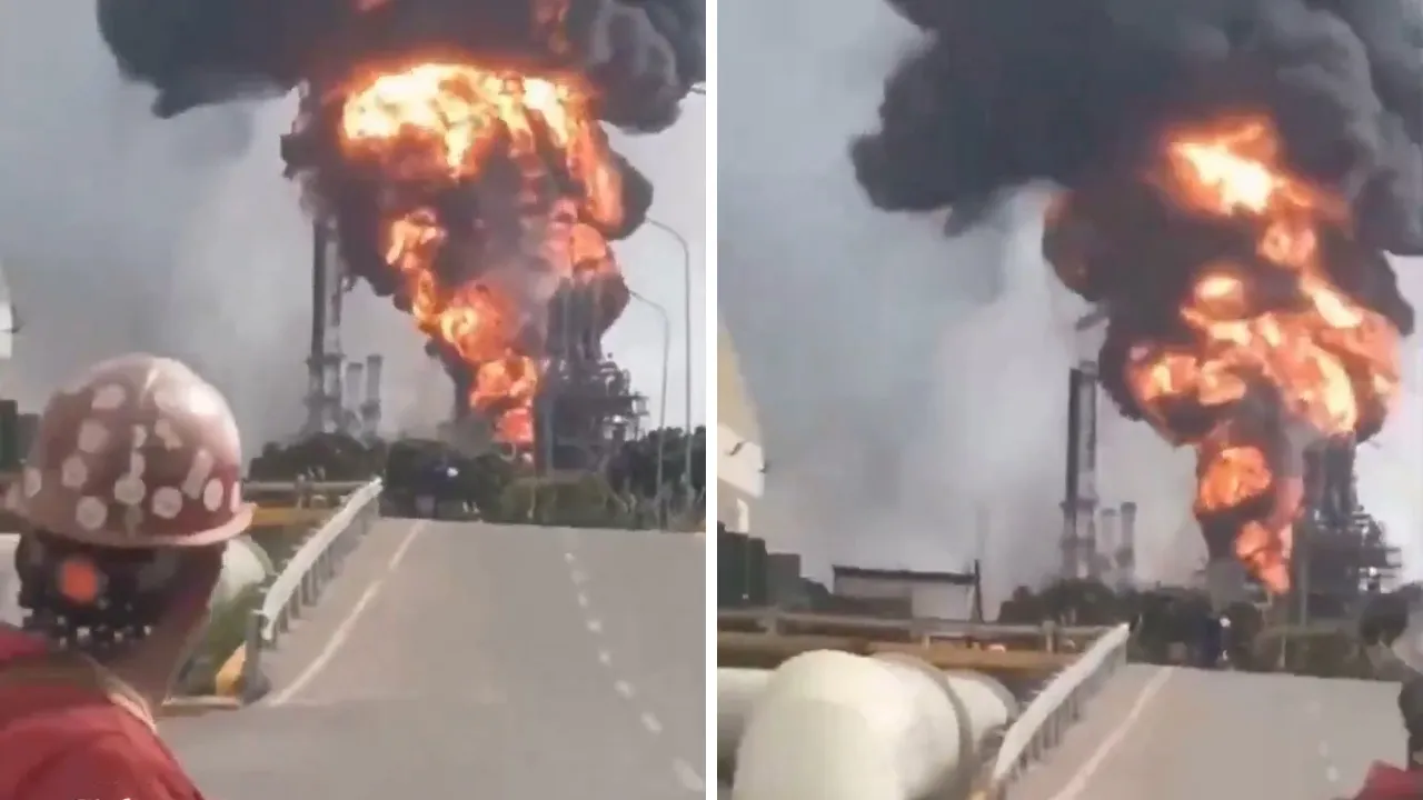 Esplosione in raffineria petrolifera venezuelana: incendio senza feriti
