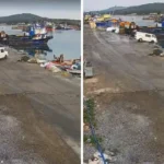 Guidatore perde il controllo: auto finita in mare, recuperata con rimorchio