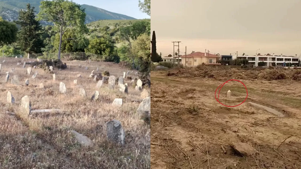 Pulizia volontaria di un cimitero ottomano a Celepli: indagine per mancanza di autorizzazione