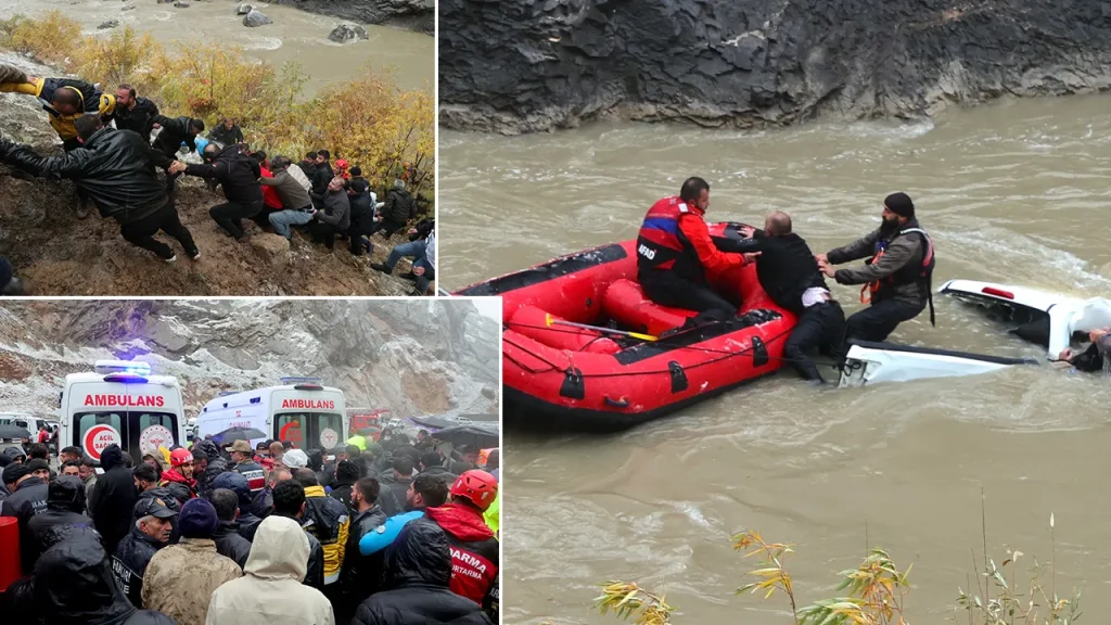 Veicolo cade da scogliera in Hakkari: due morti e due feriti